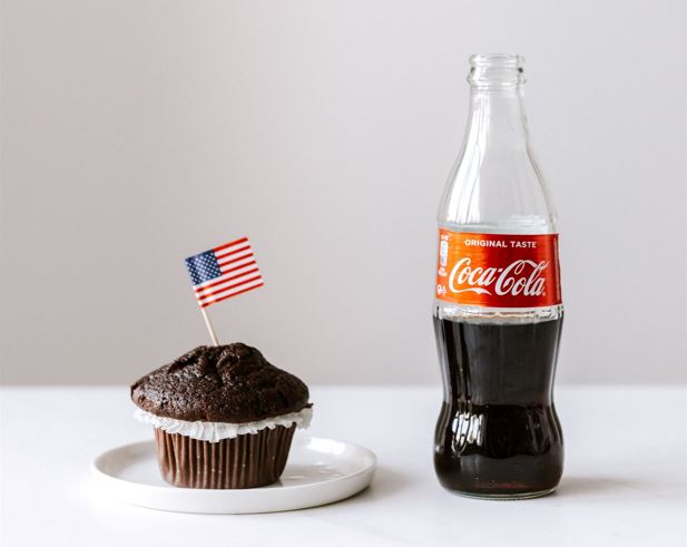 ビジネス英語表現　coke and chocolate muffin